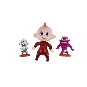 Loose Lot Jakks 5" Disney Pixar Incredibles 2 "Baby Jack-Jack & 2 other Figures